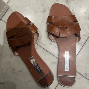 Zara sandals brown